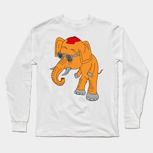 Surprised elephant Long Sleeve T-Shirt